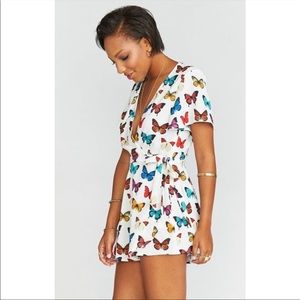 NWOT SMYMM butterfly romper